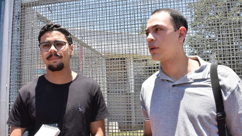 Vinícius e Vitor, concurseiros que fazem o Enem 