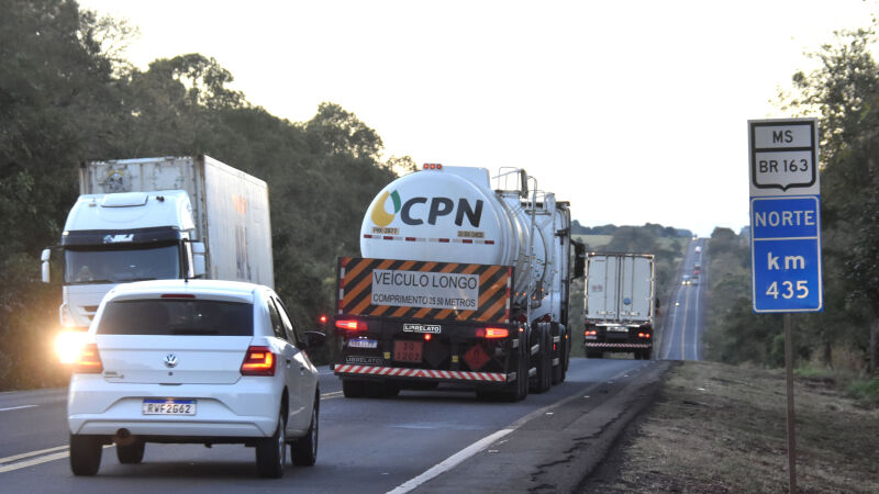 BR-163, em MS