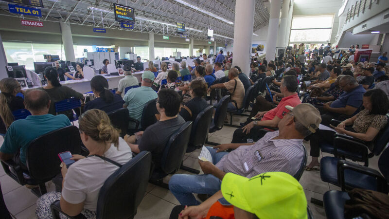 População tentando renegociar dívidas com a prefeitura