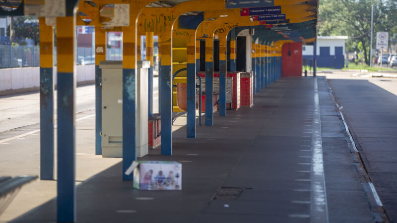 Terminais seguem coompletamente vazios pelo terceiro dia consecutivo