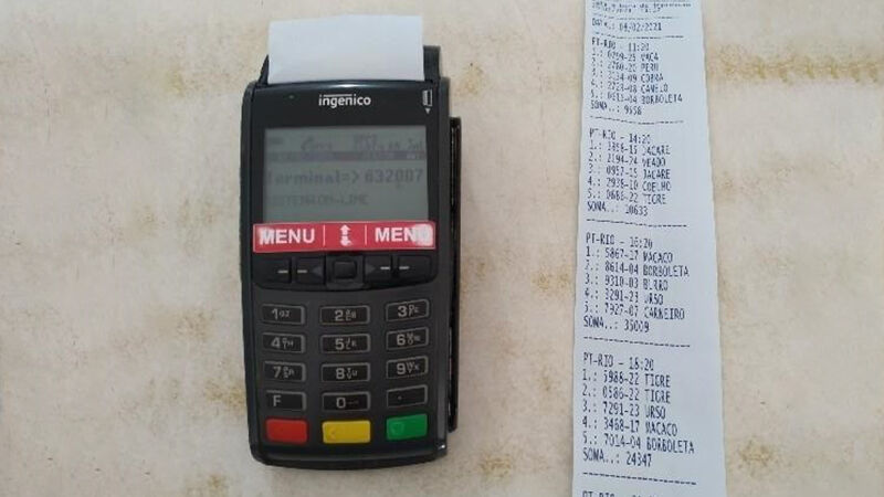 Máquinas de cartão apreendidas eram usadas no jogo do bicho