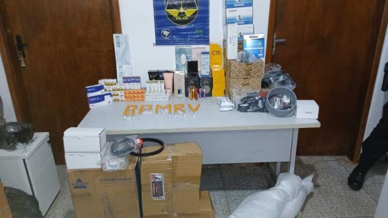 Ao todo, 175 canetas emagrecedoras foram encontradas no meio da mercadoria