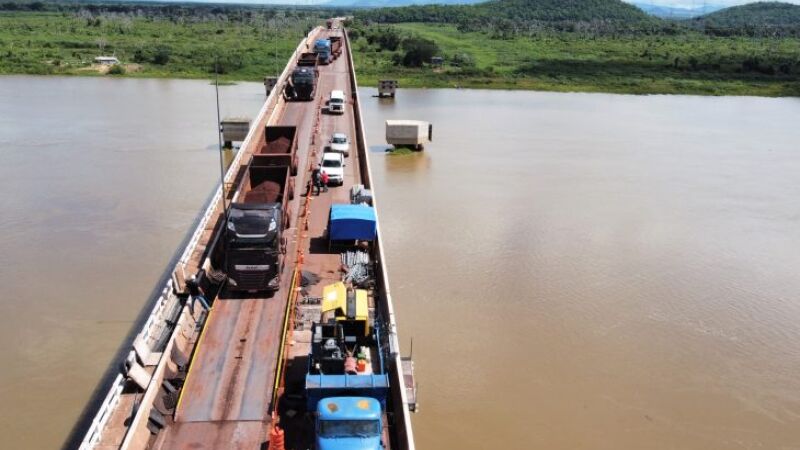 A ponte na BR-262 já recebeu uma série de reparos emergiais, mas a reforma principal deve ser feita em 2026