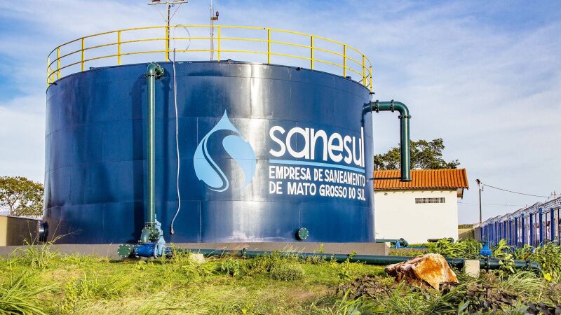 Por ano, a Sanesul produz 141 bilhões de litros de água e as famílias que serão receberão desconto consomem 894 milhões de litros