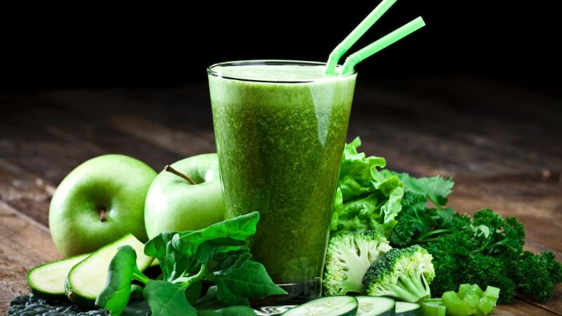 Suco detox verde