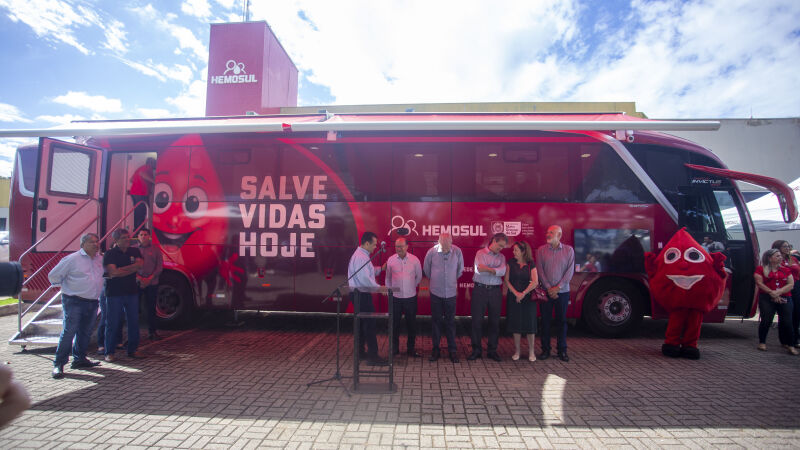 Ônibus da vida vai percorrer os 79 municípios em busca de novos doadores de sangue