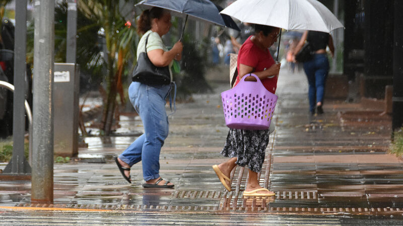 Fim de semana será chuvoso e com temperaturas amenas