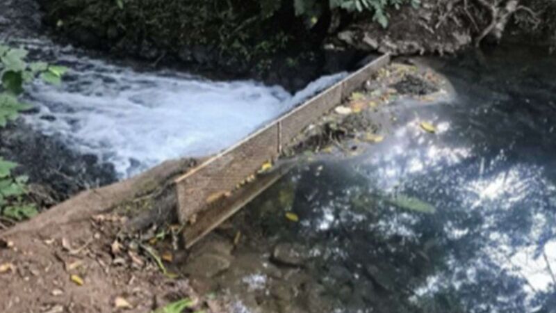 Alteração do curso d'água flagrado pelo MPMS