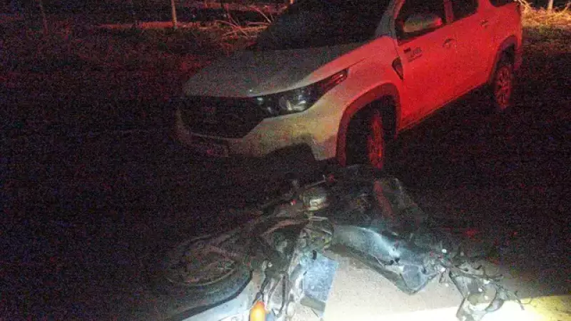 Acidente aconteceu na noite de ano novo e idoso morreu na hora