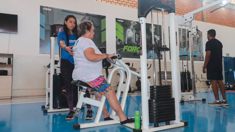 Academia Escola da UFMS é equipada com vários aparelhos