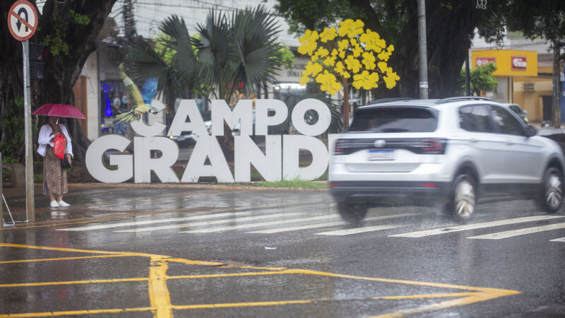 pancadas isoladas devem se estender por boa parte do Mato Grosso do Sul durante o primeiro fim de semana do novo ano. 