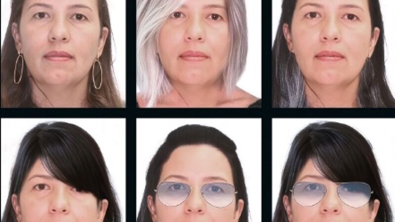 Projeção da Polícia Federal sobre como a ex-moradora Karine Campos, a maior narcotraficante do Brasil, deve estar