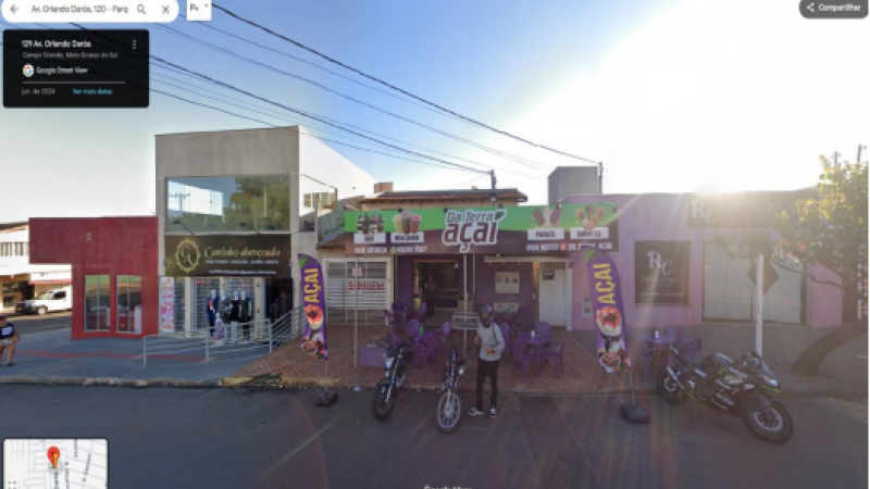 Local onde deveria estar a empresa de Urandir e Alan Fernandes de Oliveira