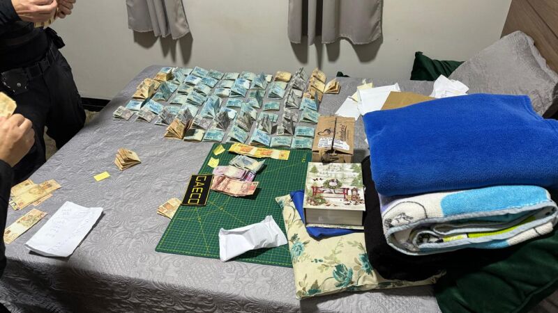 Em junho de 2024 oMP apreendeu R$ 200 mil em operação que teve como um dos alvos o advogado que seria preso meses depois por tráfico