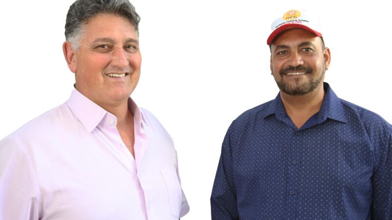 Lucien Rezende (à esquerda) e Beto do Movimento