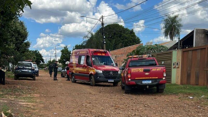O Corpo de Bombeiros atendeu a ocorrência na casa de Juliana