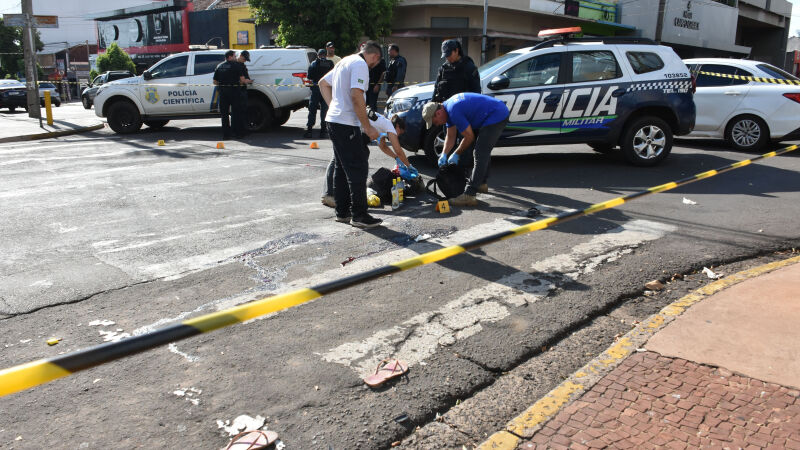 Gabriella foi atingida por disparos de arma de fogo efetuados por um policial militar