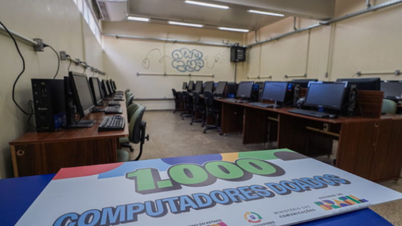 Mato Grosso do Sul já recebeu 1.399 computadores doados pelo Governo Federal