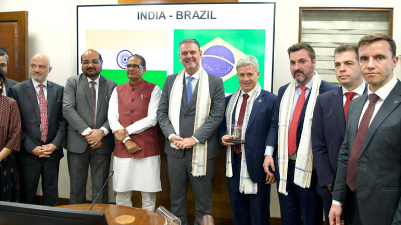 Brasil e Índia avançam em cooperação agrícola, diz Ministério da Agricultura