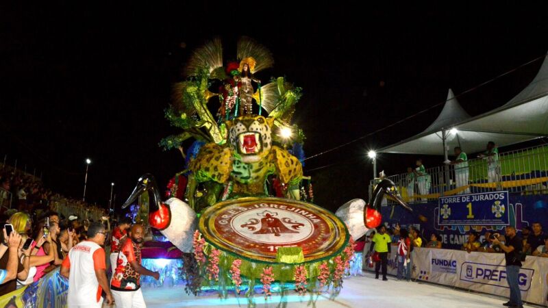 Igrejinha entrou na avenida neste Carnaval com o tema:  
