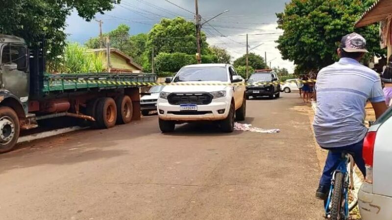 Laura, de apenas dois anos, foi atropelada nesta manhã em Deodápolis e não resistiu