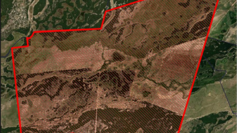 Área declarada referente a fazenda Dom Bosco