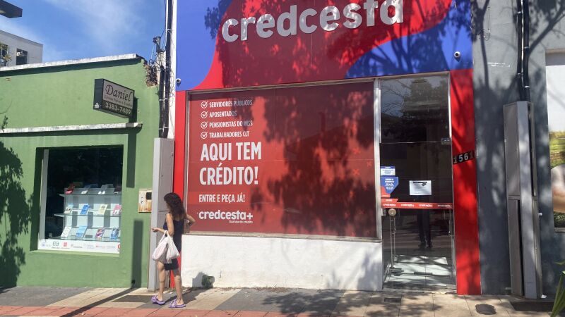 Escritório do Credcesta funciona na região central de Campo Grande e, por conta do Carnaval, está fechado nesta quarta-feira (18)