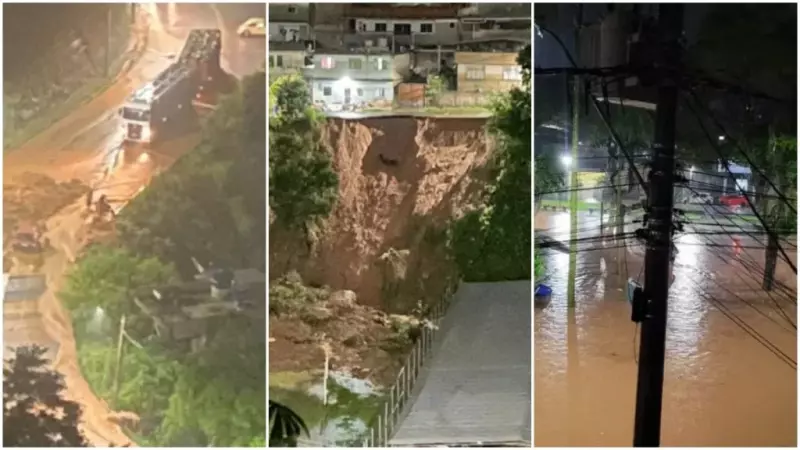 Buscas por desaparecidos seguem em diferentes pontos de Juiz de Fora, que registra o fevereiro mais chuvoso da história