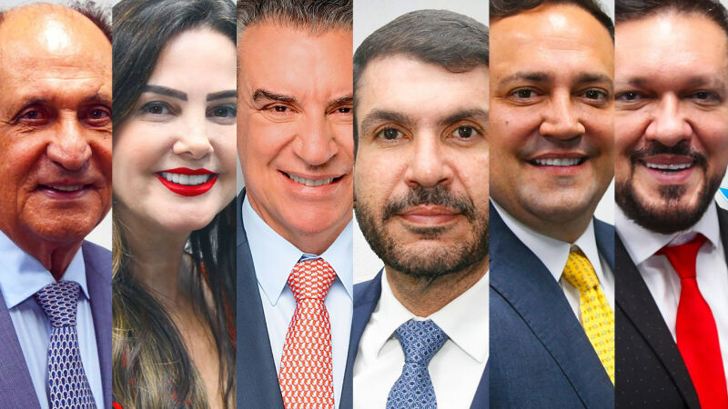 Zé Teixeira, Mara Caseiro, Paulo Corrêa, Jamilson Name, Marcio Fernandes e Lucas de Lima