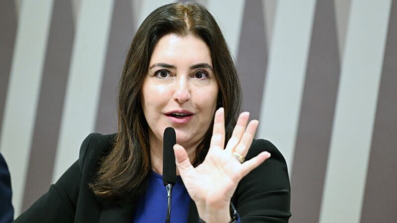 A ministra do Planejamento e Orçamento, Simone Tebet, é cotada para disputar o pleito por São Paulo