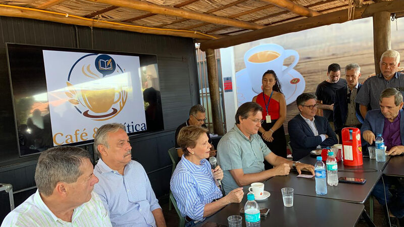 A senadora Tereza Cristina (PP) participou do encontro 