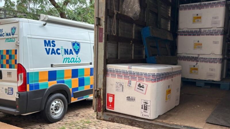 Doses da vacina chegaram à Secretaria de Saúde na última segunda-feira