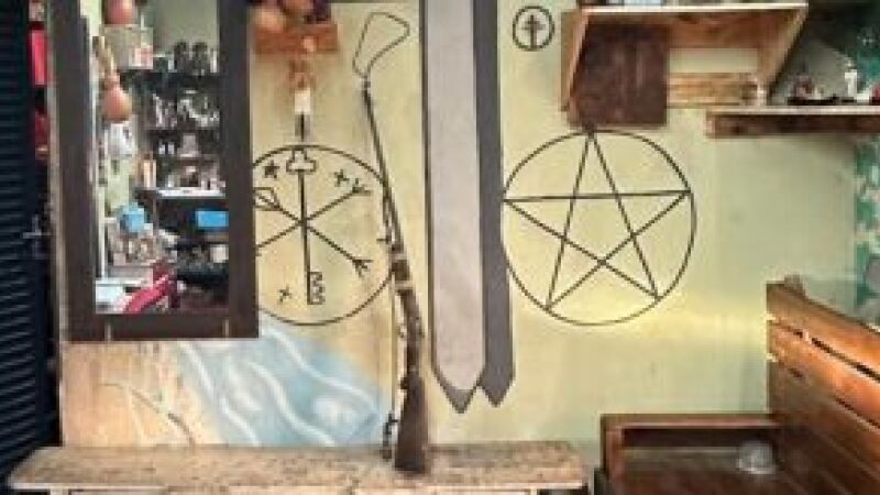 Local onde o líder religioso incorporava a entidade e abusava das vítimas