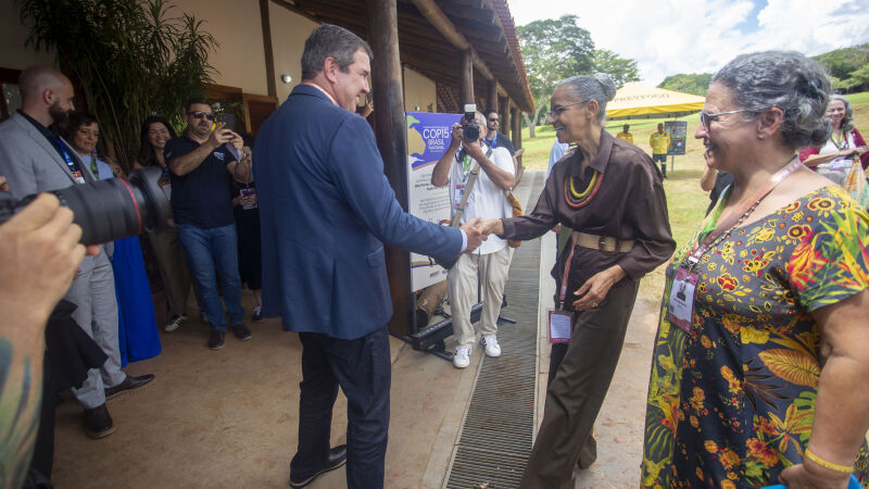 Inauguração do espaço aconteceu nesta segunda e teve a presença de Riedel e da ministra Marina Silva