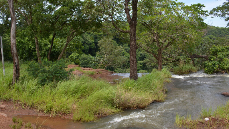 Região do Inferninho, em Campo Grande (MS) - imagem de ilustração
