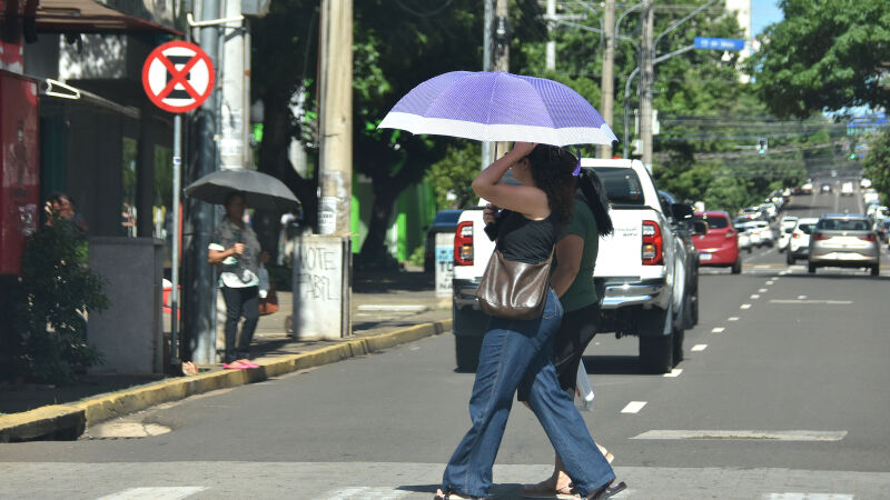 Final de semana foi de onda de calor em todo MS