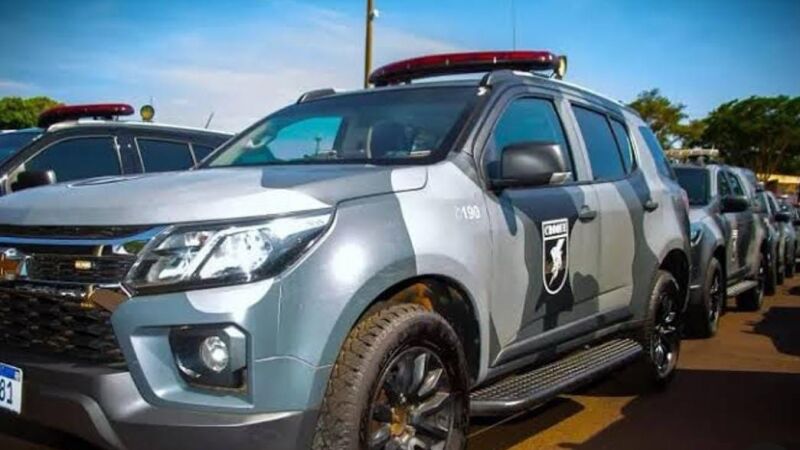 Viaturas do Batalhão de Choque - imagem de ilustração