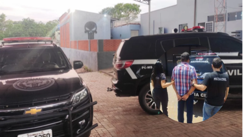 A recaptura foi realizada por equipes da Delegacia Regional de Aquidauana, com apoio das Delegacias de Polícia Civil de Bonito e de Guia Lopes da Laguna