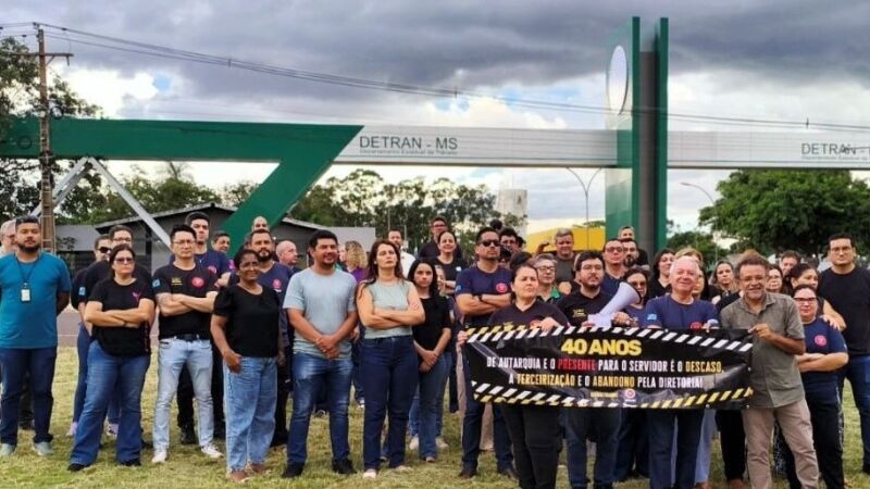 Em nota, o sindicato faz questão de reforçar que buscam não somente a valorização dos servidores do Detran-MS, mas também a 