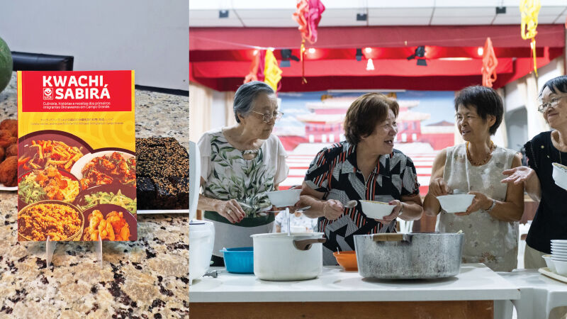 Para resgatar e preservar a culinária tradicional okinawana, autores do livro consultaram os membros mais antigos da comunidade