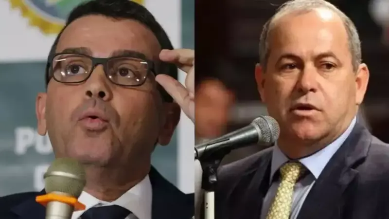 Rivaldo Barbosa e Domingos Brazão, condenados pelos assassinatos da vereadora Marielle Franco e do motorista Anderson Gomes, ocorridos em 2018