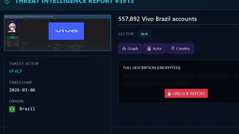 VIVO pode ter tido dados vazados