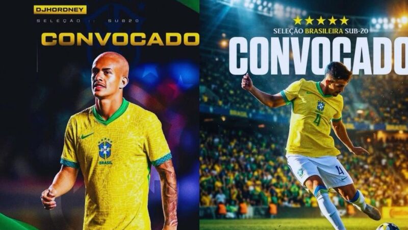 Djhordney e Arthur Dias são convocados pela seleção Sub-20 