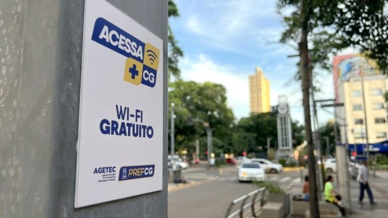 Confira os pontos de wi-fi gratuitos disponíveis em Campo Grande