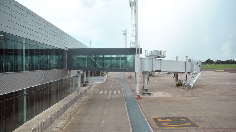 Fingers (pontes de embarque) estarão em pleno funcionamento a partir de amanhã no Aeroporto Internacional de Campo Grande