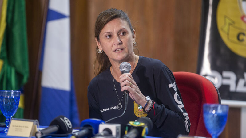 Delegada titular do Dracco, Ana Claudia Medina 