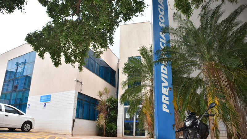 Fachada do INSS, em Campo Grande (MS)