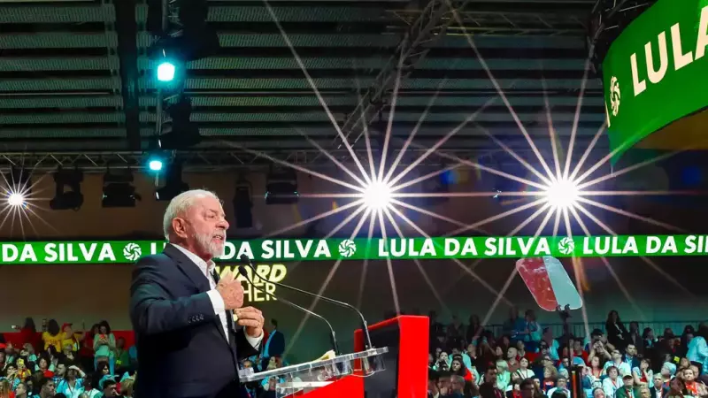 Presidente da República, Luiz Inácio Lula da Silva, durante a 1ª Reunião da Mobilização Progressista Global, realizado na Feira de Barcelona, na Espanha