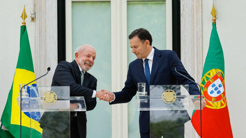 Presidente da República, Luiz Inácio Lula da Silva, durante declaração conjunta à imprensa