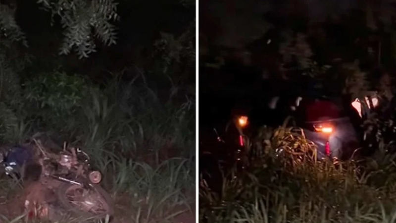 O grupo que estava no carro seguia de Nova Andradina com destino a Eldorado, onde participaria de um velório